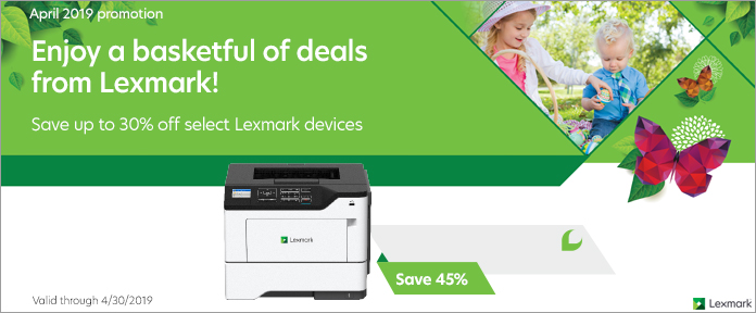 Lexmark April Printer Special